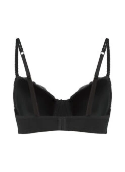 Secret Lace Padded Underwired Bra - Black -Deals Bare Bralettes Store 100701 6