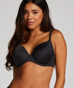 Super Soft Padded Underwired Bra - Black