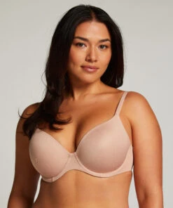 Super Soft Padded Underwired Bra - Beige