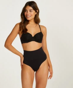 Firming High Figure-control Thong - Black