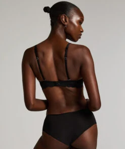 Angie Padded Underwired Push-Up Bra - Black -Deals Bare Bralettes Store 131091 4