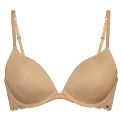 Angie Padded Underwired Push-Up Bra - Beige 10 Angie Padded Underwired Push-Up Bra - Beige -Deals Bare Bralettes Store 131093 5