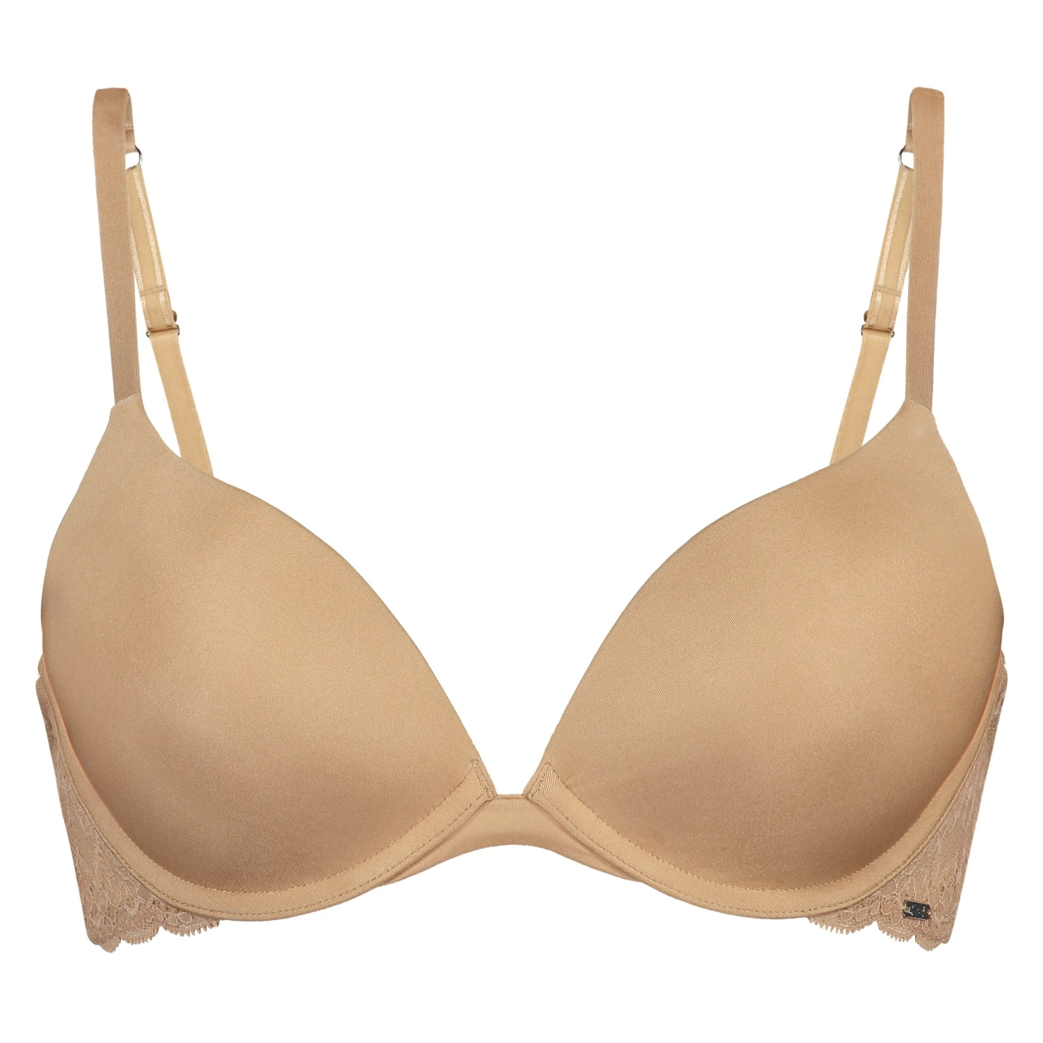 Angie Padded Underwired Push-Up Bra - Beige 5 Angie Padded Underwired Push-Up Bra - Beige - Image 5