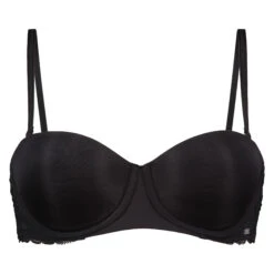 Angie Padded Underwired Strapless Bra - Black -Deals Bare Bralettes Store 131094 5
