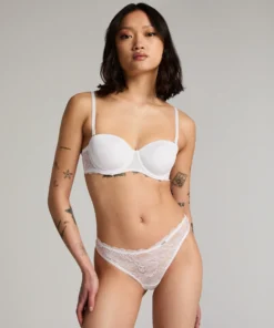 Angie Padded Underwired Strapless Bra - White -Deals Bare Bralettes Store 131095 3 scaled