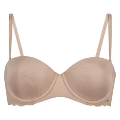 Angie Padded Underwired Strapless Bra - Beige -Deals Bare Bralettes Store 131096 5 scaled