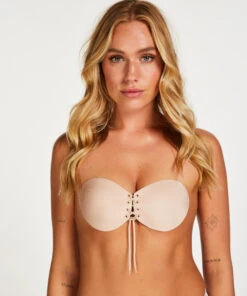 Adhesive Push-Up Bra - Beige