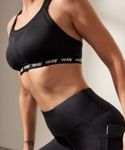 HKMX Sports Bra The Elite Level 3 - Black -Deals Bare Bralettes Store 140882 17