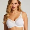 Nina Non-Padded Underwired Minimizer Bra - White