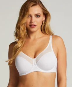 Nina Non-Padded Underwired Minimizer Bra - White