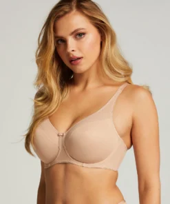 Nina Non-Padded Underwired Minimizer Bra - Beige