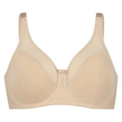 Nina Non-Padded Underwired Minimizer Bra - Beige -Deals Bare Bralettes Store 148656 5