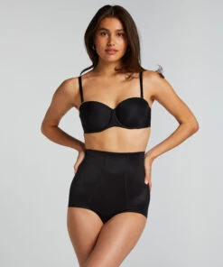 Deals Bare Bralettes Store 20 Sculpting Scuba High Waisted Brief - Black