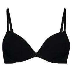 Plunge Padded Underwired Bra - Black -Deals Bare Bralettes Store 166941 5