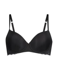 Angie Padded Underwired Bra - Black -Deals Bare Bralettes Store 166942 5