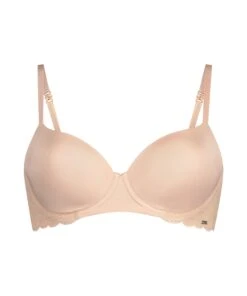 Angie Padded Underwired Bra - Beige 10 Angie Padded Underwired Bra - Beige -Deals Bare Bralettes Store 166943 5