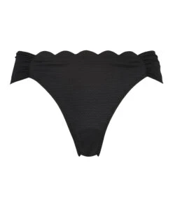 Bikini Bottoms Scallop - Black 8 Bikini Bottoms Scallop - Black -Deals Bare Bralettes Store 191274 5