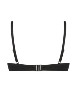 Scallop Non-padded Underwire Bikini Top - Black -Deals Bare Bralettes Store 191275 6 scaled