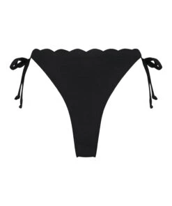 Scallop Bikini Bottoms - Black -Deals Bare Bralettes Store 191281 5
