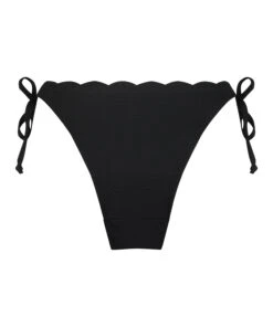 Scallop Bikini Bottoms - Black -Deals Bare Bralettes Store 191281 6