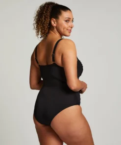 Scallop Swimsuit - Black -Deals Bare Bralettes Store 191348 13 scaled