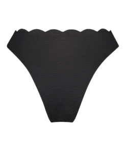 Scallop High-leg Bikini Bottoms - Black 11 Scallop High-leg Bikini Bottoms - Black -Deals Bare Bralettes Store 191511 6 scaled