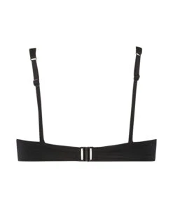 Scallop Non-padded Underwired Bikini Top - Black -Deals Bare Bralettes Store 191512 6