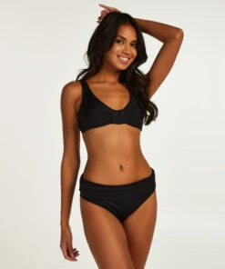 Luxe Non-Padded Underwired Bikini Top - Black -Deals Bare Bralettes Store 191557 3