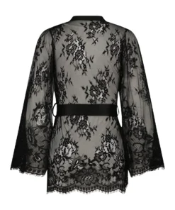 Isabelle Lace Kimono - Black -Deals Bare Bralettes Store 191636 6 scaled