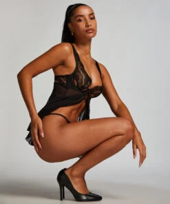 Seraphina Babydoll - Black