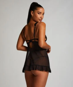 Seraphina Babydoll - Black 7 Seraphina Babydoll - Black -Deals Bare Bralettes Store 196619 4