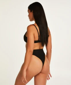 Sicily Non-padded Underwired Bikini Top - Black -Deals Bare Bralettes Store 198771 4