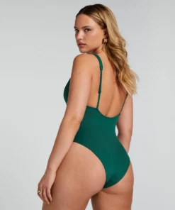 Luxe Swimsuit - Green -Deals Bare Bralettes Store 198819 4 scaled