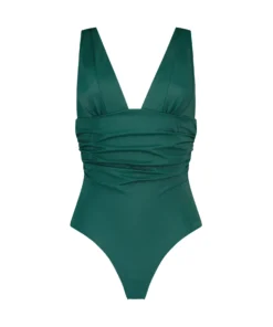 Luxe Swimsuit - Green -Deals Bare Bralettes Store 198819 5 scaled