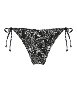 Paisley Brazilian Tanga Bikini Bottoms - Black -Deals Bare Bralettes Store 198821 6 scaled