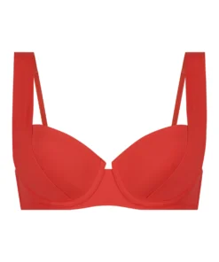 Sardinia Padded Underwired Bikini Top - Red -Deals Bare Bralettes Store 198823 5 scaled