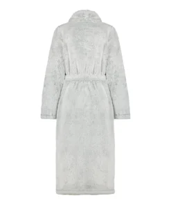 Fleece Bathrobe - Grey -Deals Bare Bralettes Store 199158 6 scaled