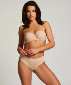 Jane Padded Underwired Strapless Bra - Beige -Deals Bare Bralettes Store 199487 3 scaled