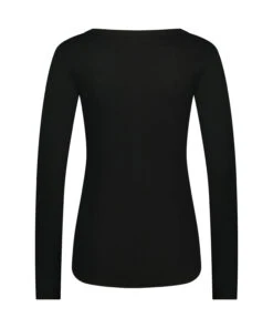 Long-Sleeved Pyjama Top - Black -Deals Bare Bralettes Store 199768 6