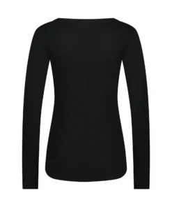 Long-Sleeved Pyjama Top - Black -Deals Bare Bralettes Store 199768 6 scaled