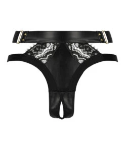 Occult Open Crotch Brazilian - Black 8 Occult Open Crotch Brazilian - Black -Deals Bare Bralettes Store 199854 5