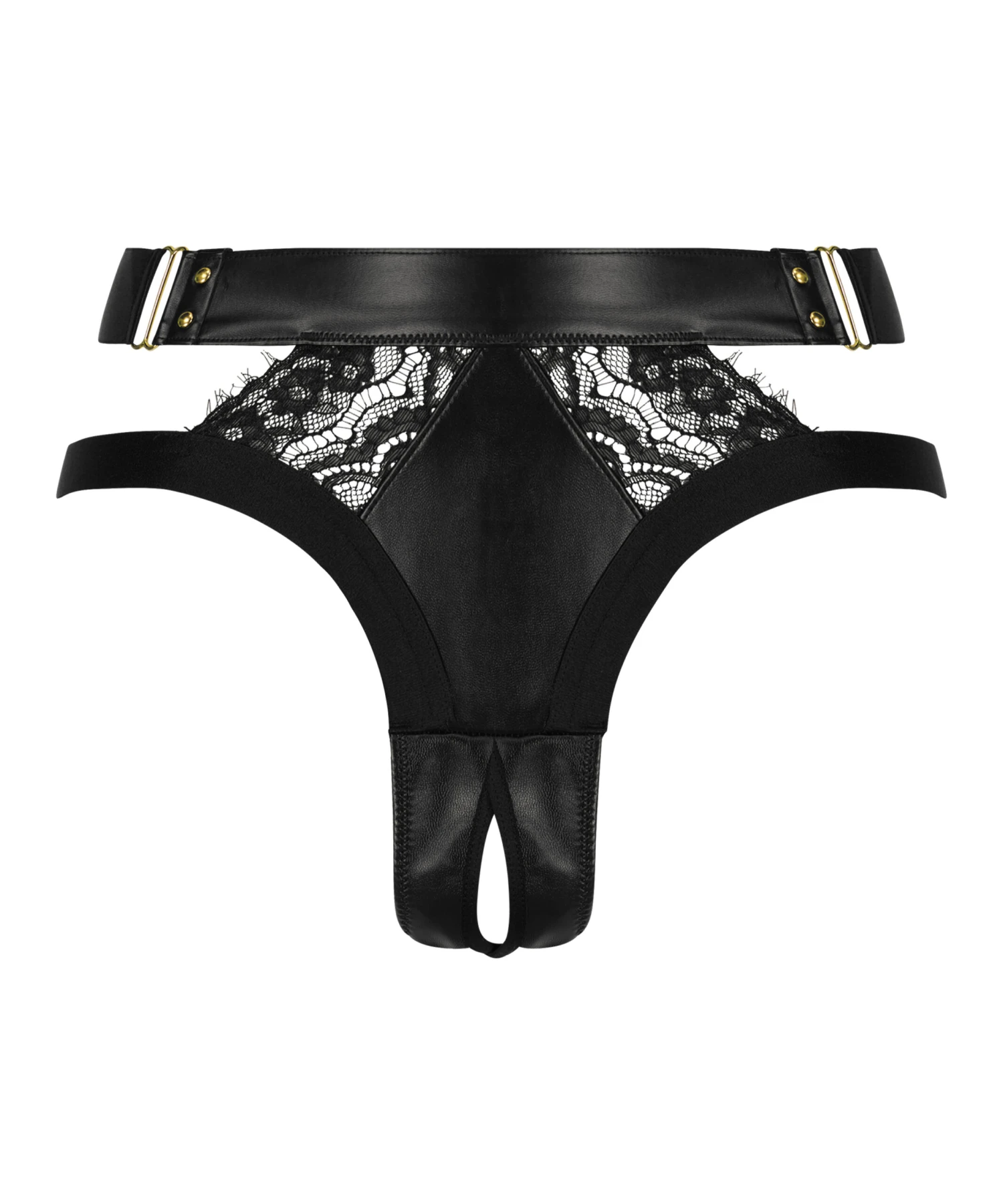 Occult Open Crotch Brazilian - Black 4 Occult Open Crotch Brazilian - Black - Image 4