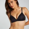 Mona Padded Non-wired Bra - Black