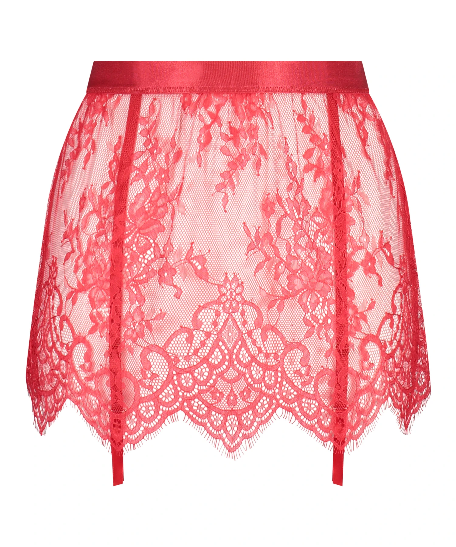 Lace Skirt - Red 4 Lace Skirt - Red - Image 4