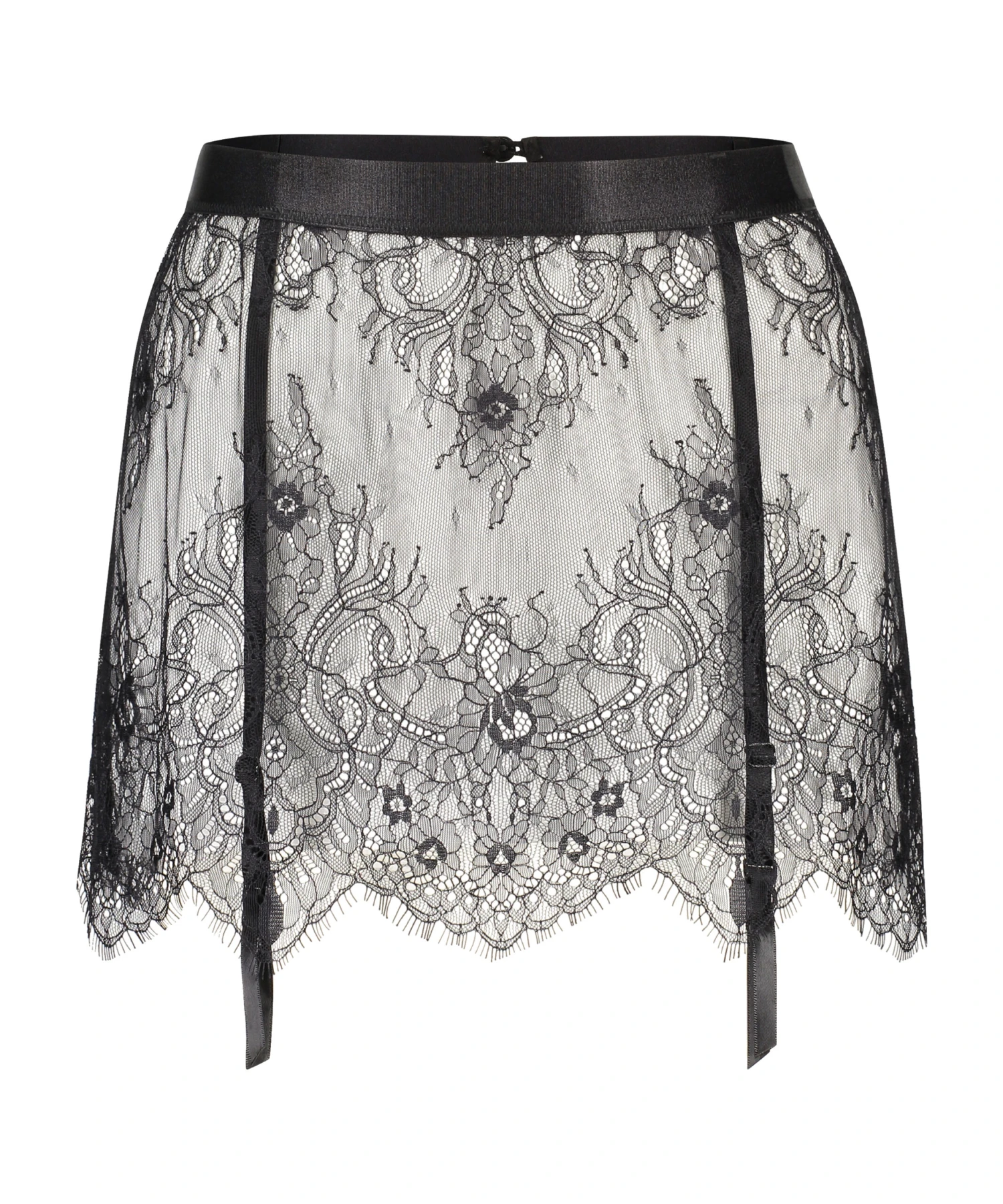 Lace Skirt - Black 4 Lace Skirt - Black - Image 4