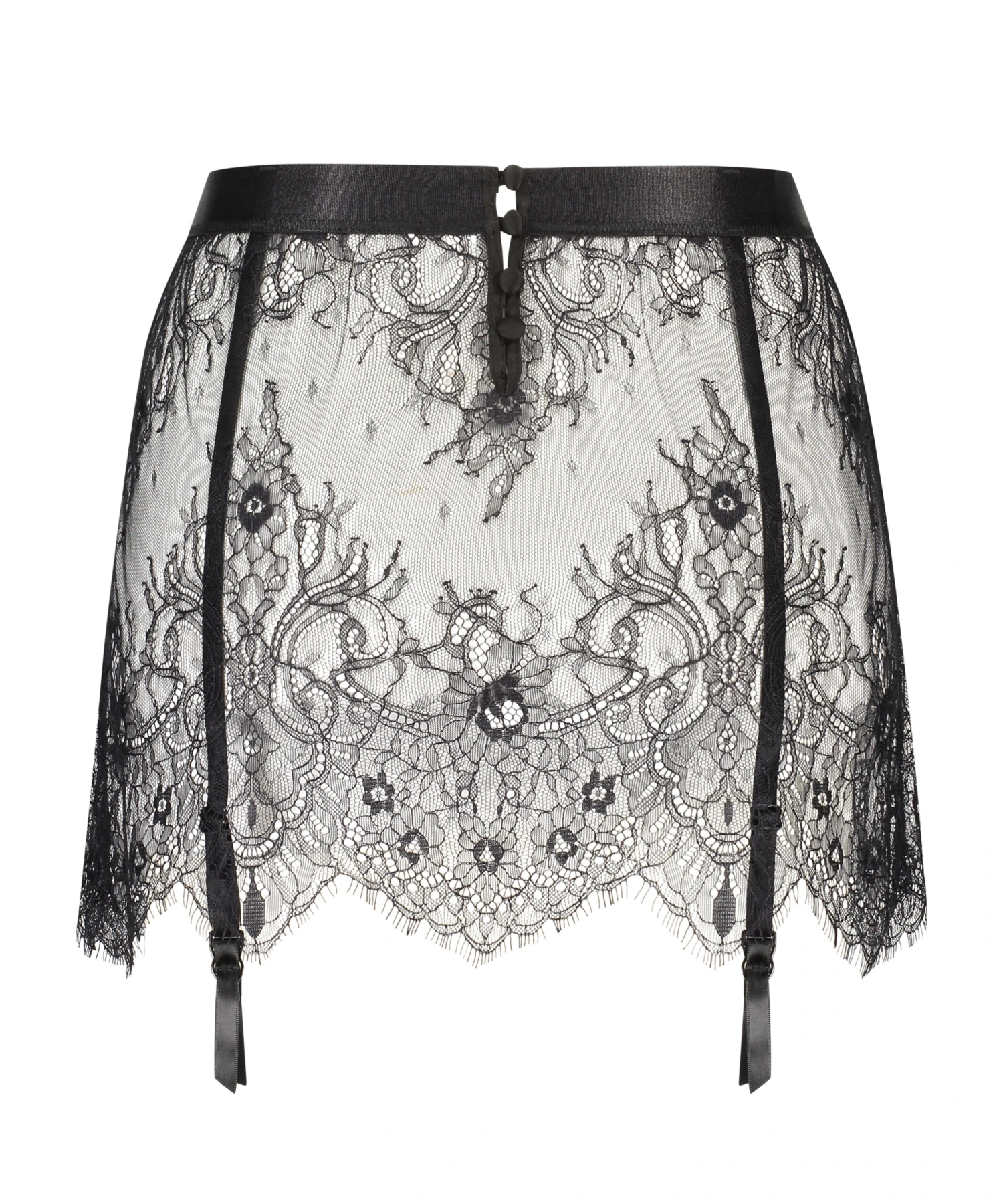 Lace Skirt - Black 5 Lace Skirt - Black - Image 5