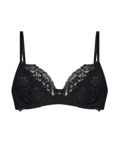 Marine Non-Padded Underwired Bra - Black -Deals Bare Bralettes Store 200994 5