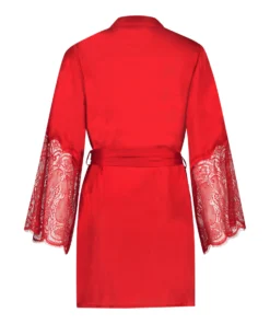 Satin Kimono - Red -Deals Bare Bralettes Store 201344 6 scaled