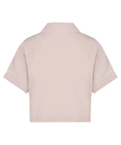 Essential Jersey Short-Sleeved Jacket - Beige -Deals Bare Bralettes Store 201744 6 scaled