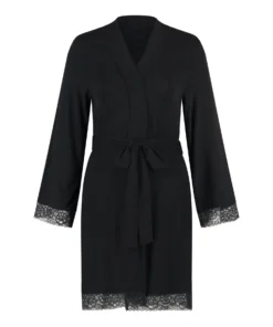 Bathrobe - Black -Deals Bare Bralettes Store 201793 5 scaled